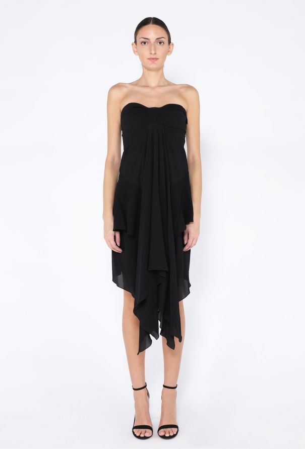 Balenciaga Le Dix 2002 Cascading Bustier Dress - 1