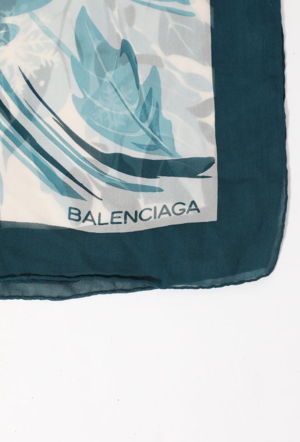 Balenciaga Floral Silk Scarf - 3