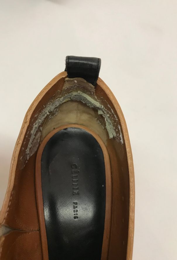 Céline Tricolor Perforated Pumps - 13