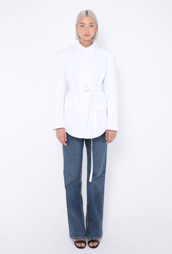 Valentino S/S 2024 Belted Poplin Jacket - 2