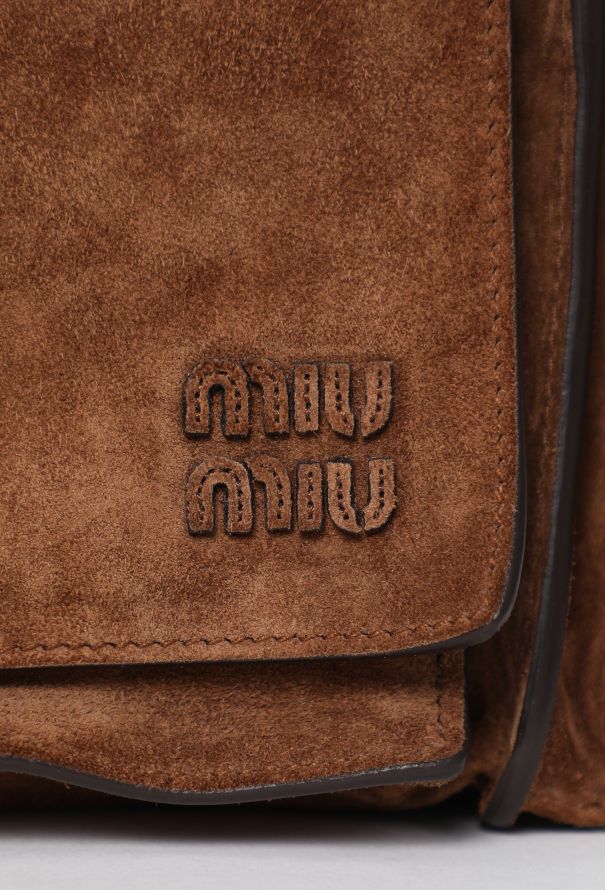 Miu Miu Utilitaire Suede Bag, S/S 2026 - 8
