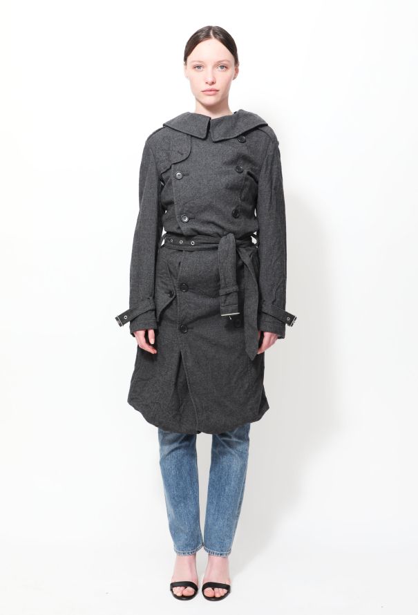 Junya Watanabe 2007 Belted Shirt-Trench Coat - 2