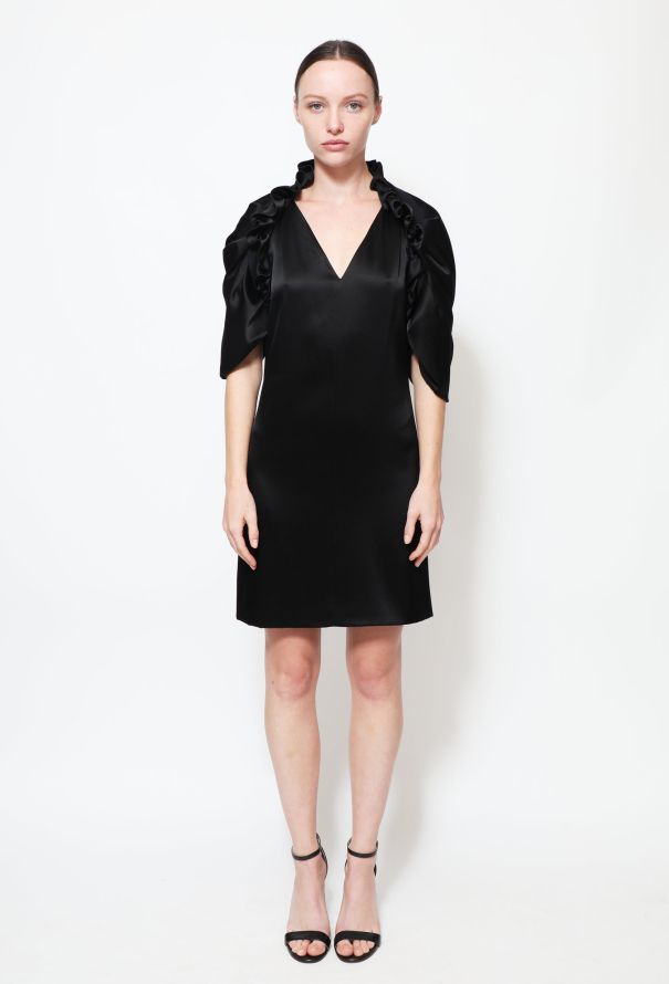 Balenciaga Charmeuse Ruffled Bolero Set - 1