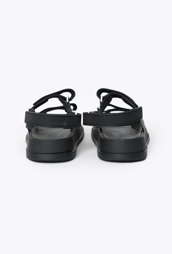 Chanel 2022 Matte 'CC' Dad Sandals - 4