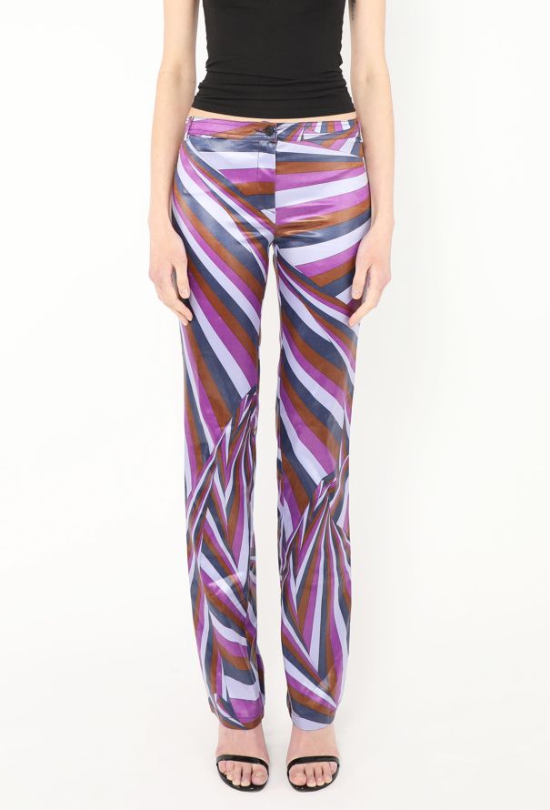 Emilio Pucci Vintage Tapered Iride Pants - 3