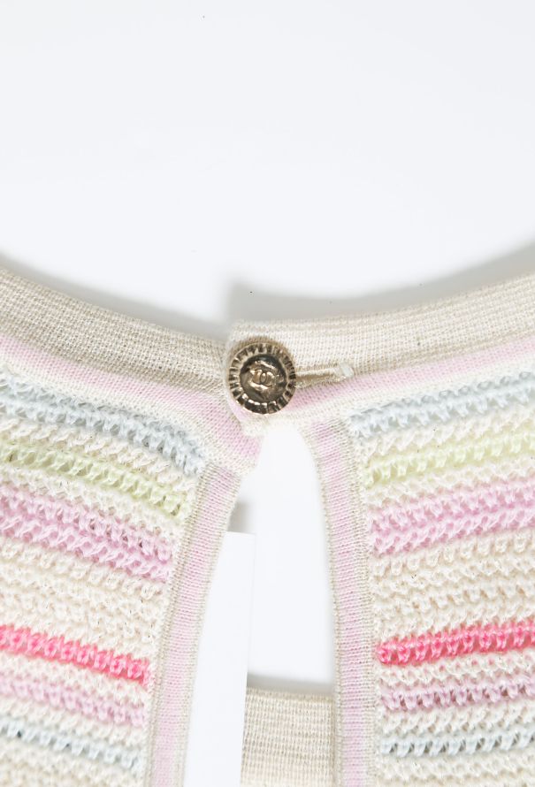 Chanel 2011 Sleeveless Crochet Knit Dress - 5