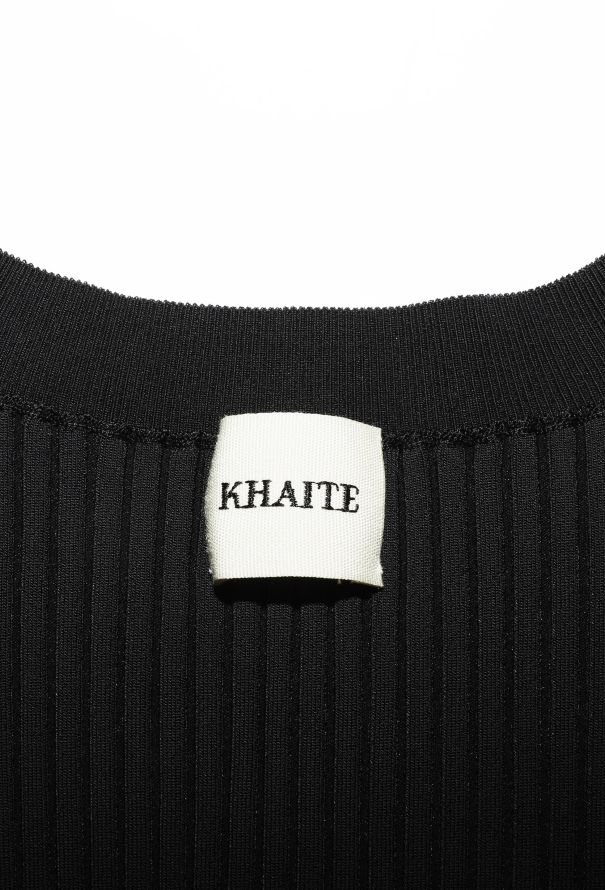 Khaite Trompe l'Oeil Ribbed Dress - 5