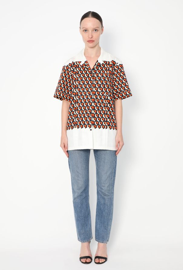 Dries Van Noten F/W 2017 Cotton Printed Top - 3
