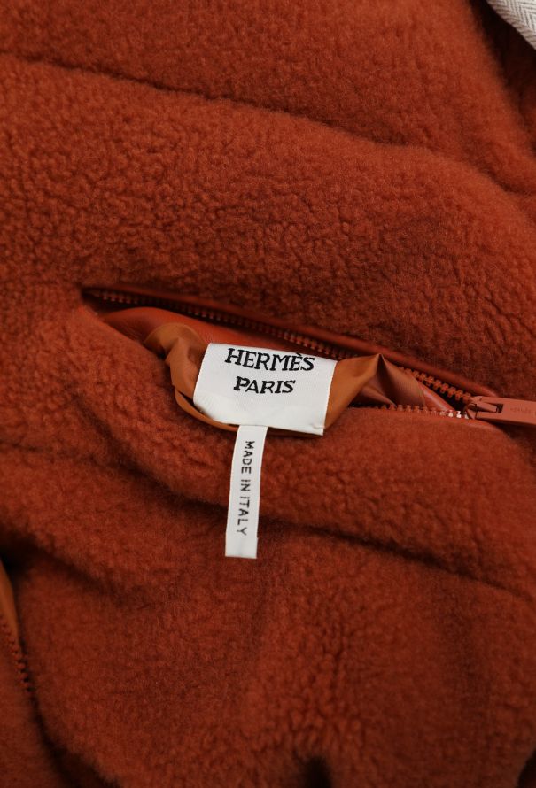 Hermès 2024 Teddy Shearling Bomber Jacket - 6