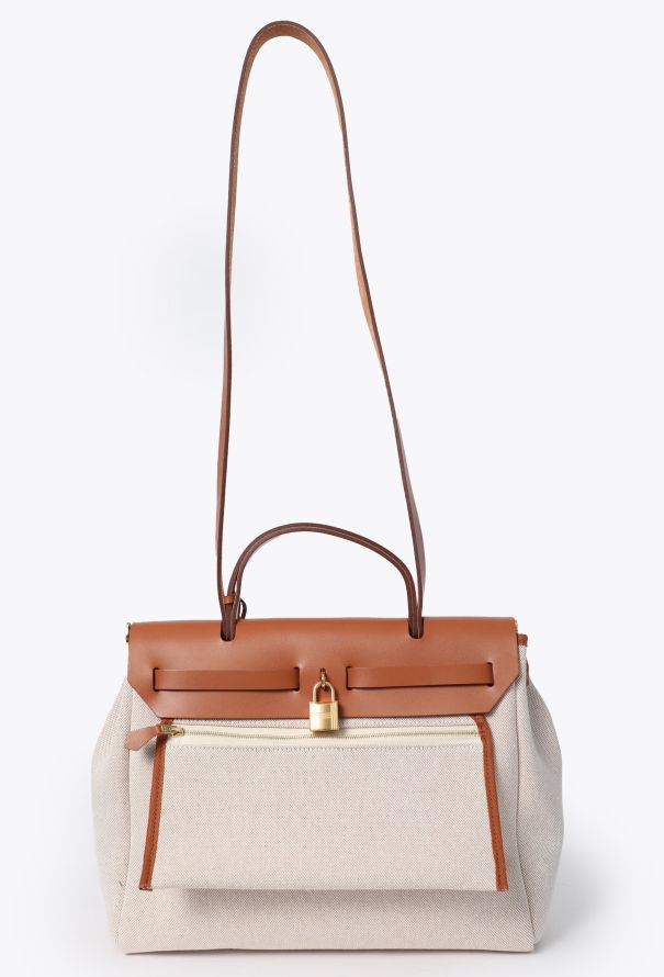 Hermès Limited Edition: Circuit 24 Toile & Vache Hunter Herbag 31 - 5