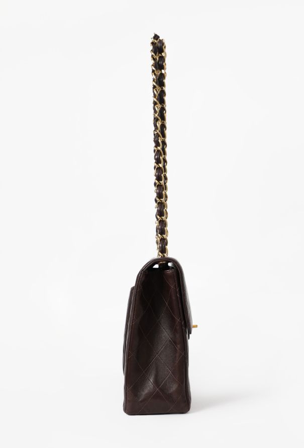 Chanel Chocolate Brown Jumbo Timeless Flap Bag - 5