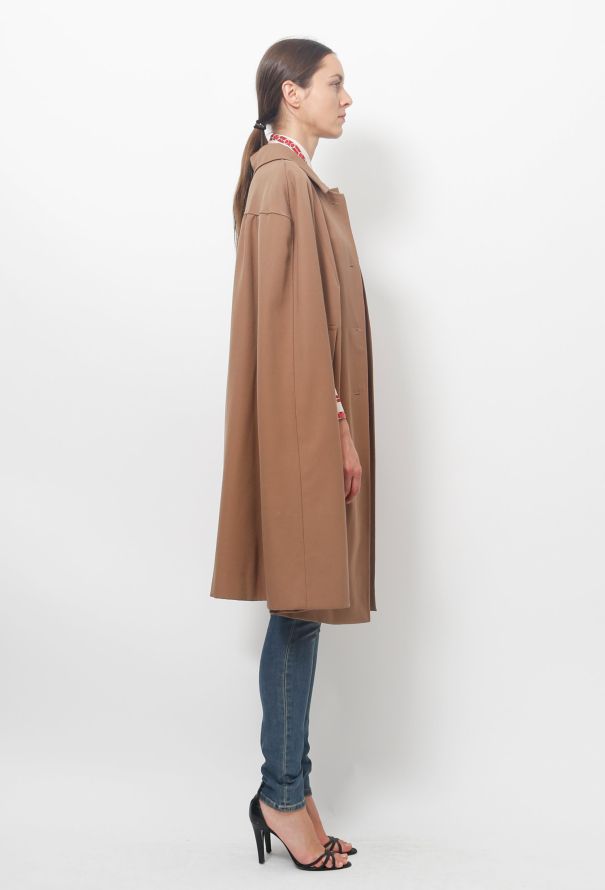 Camel Flared Cape - 6