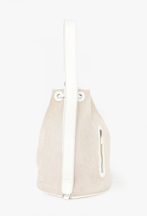 Hermès Courchevel & Toile H Matelot Marin PM Bag - 4