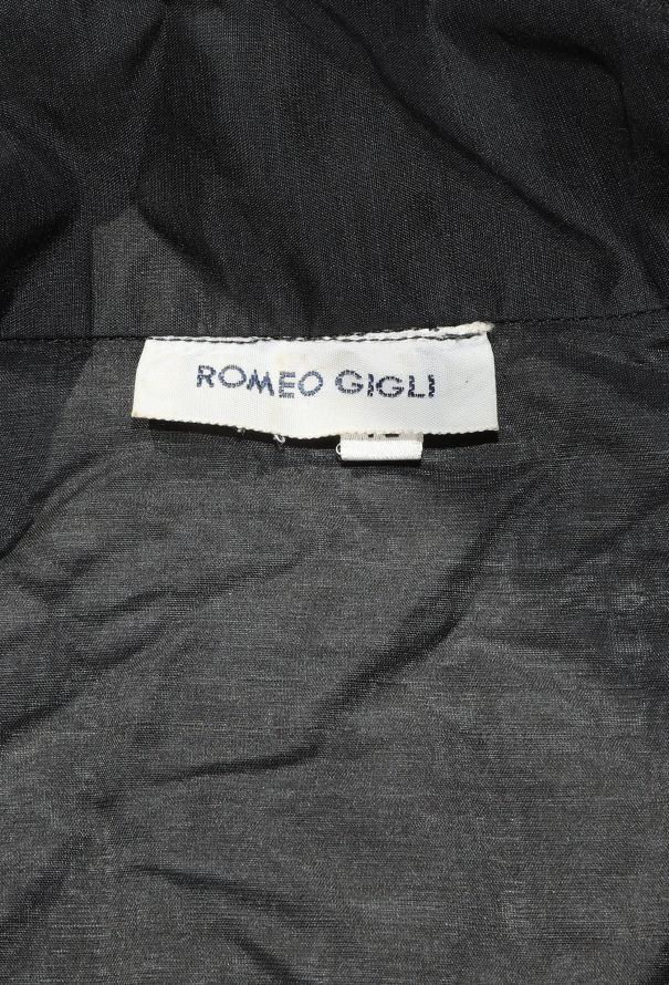 Romeo Gigli '90s Silk Train Cropped Top - 6