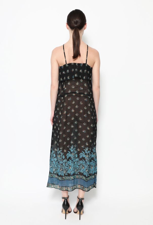 Sonia Rykiel '90s Floral Print Silk Dress - 3
