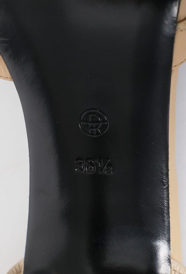 The Row Tango Cut-out Leather Sandals - 7