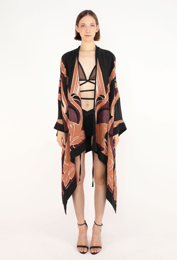 Gucci Art Nouveau Kaftan & Mesh Bralette, S/S 2014 - 7
