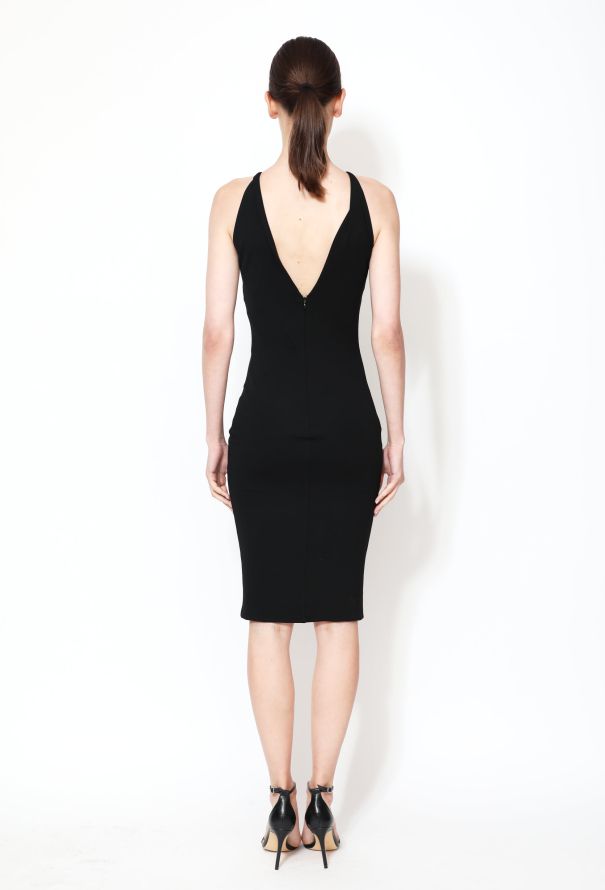 Dolce & Gabbana Black Crêpe Halter Dress – Early 2000s - 2