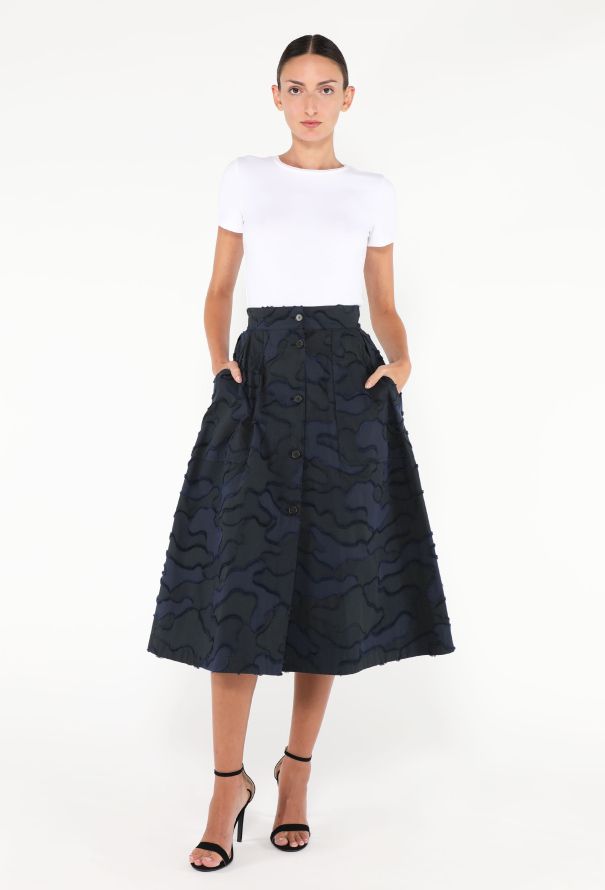 Dior Pre-Fall 2020 Camouflage Midi Skirt - 3