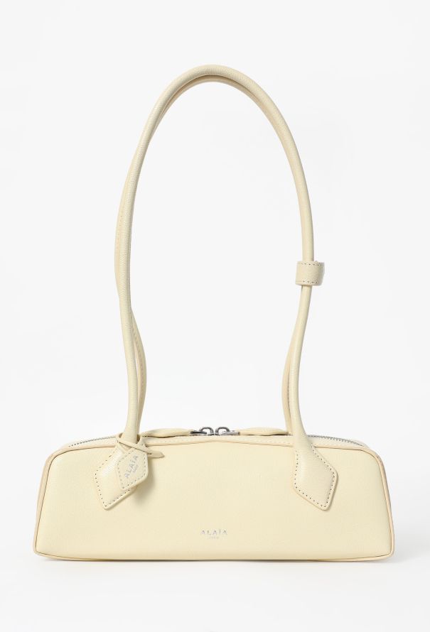 Alaïa Jaune Clair Le Teckle Small Shoulder Bag, S/S 2024 - 1