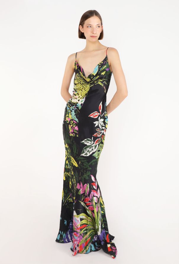 Iceberg Crystal Jaguar Silk Dress, 2004 - 3