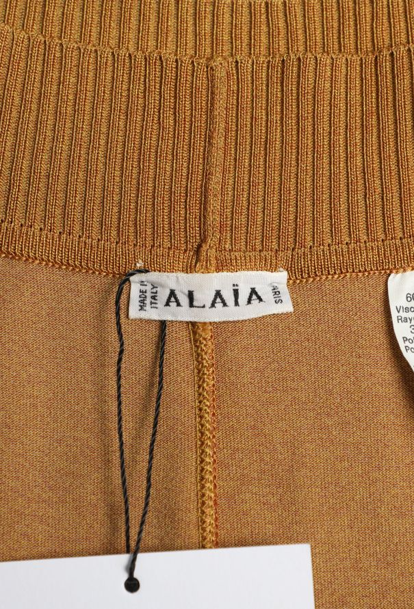 Alaïa Early '90s Fluted Skirt - 5