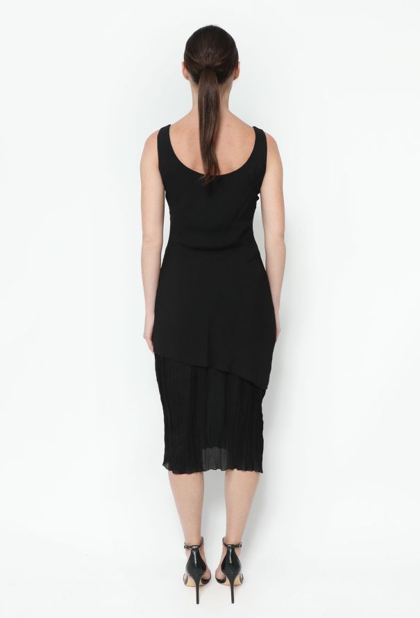 Dior S/S 1999 Ruched Crêpe Dress - 4