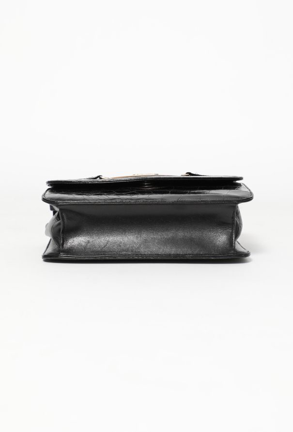 Céline '70s Crocodile Shoulder Bag - 7