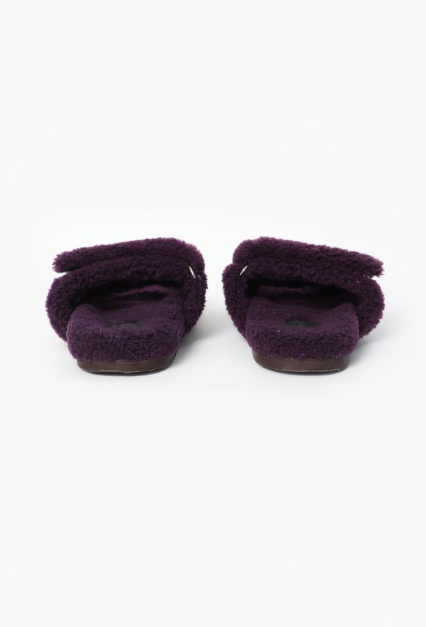 Hermès 2024 Shearling Chypre Sandals - 4