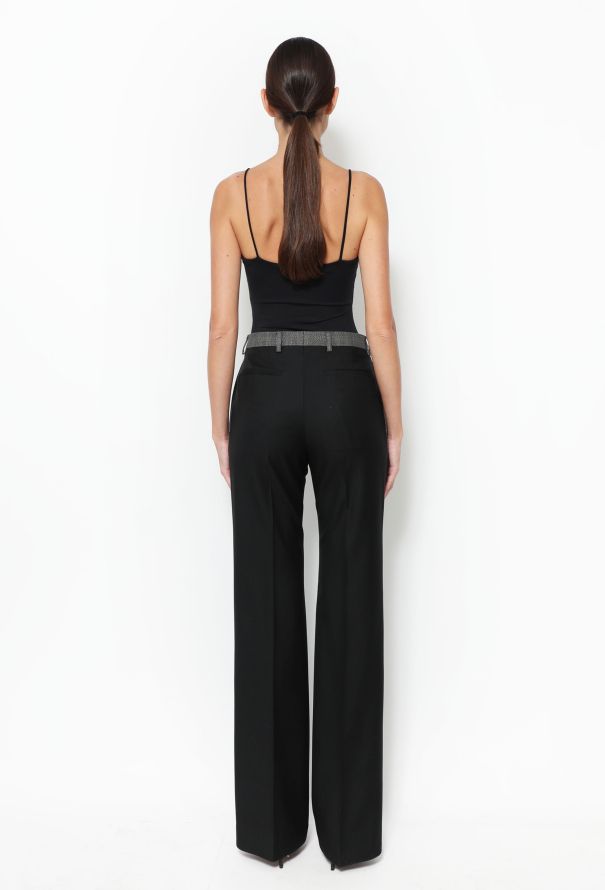 Givenchy Checkered Crêpe Trousers - 2