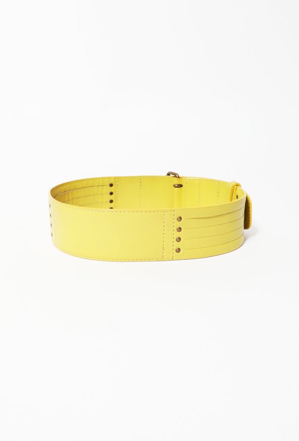 Alaïa Vintage Studded Slit Belt - 4