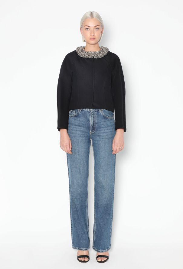 Balenciaga F/W 2015 Chainlink Collar Jacket - 5