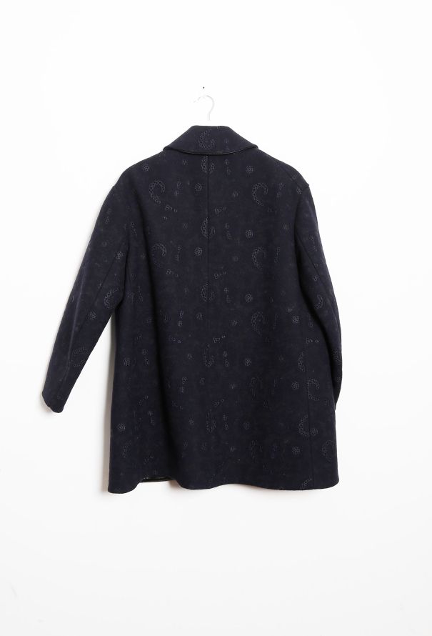 Alaïa Embroidered Textured Coat - 7