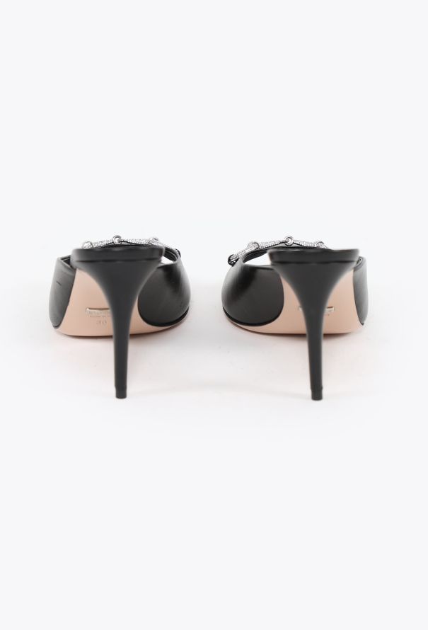 Gucci 2024 Embellished Horsebit 85 Heels - 4