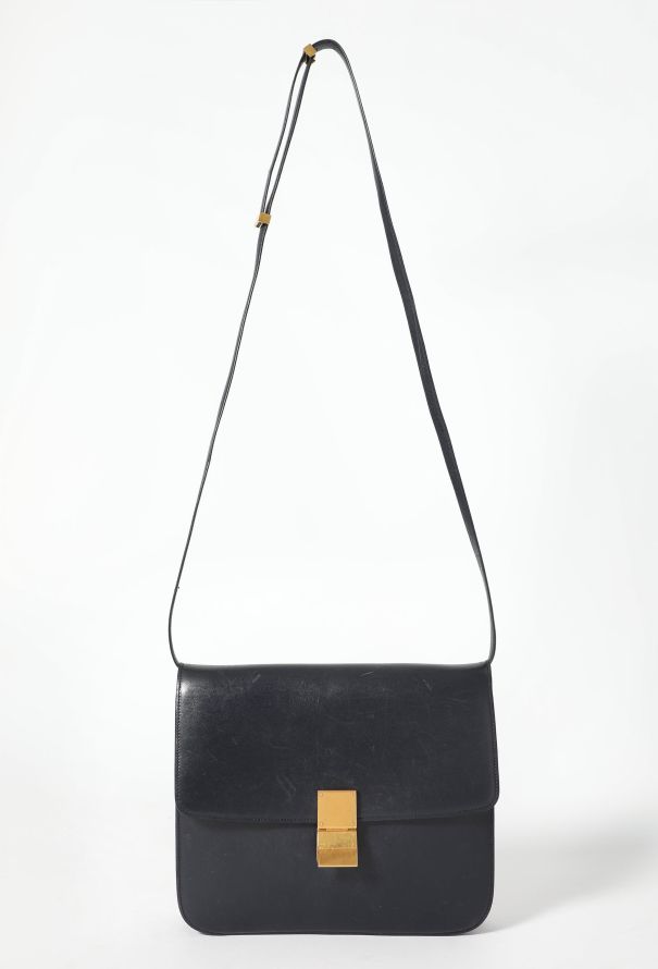 Céline Classic Box Large Bag in Navy - 1