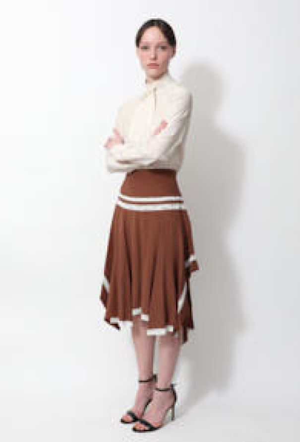 Chloé F/W 2018 Asymmetrical Silk Skirt - 4