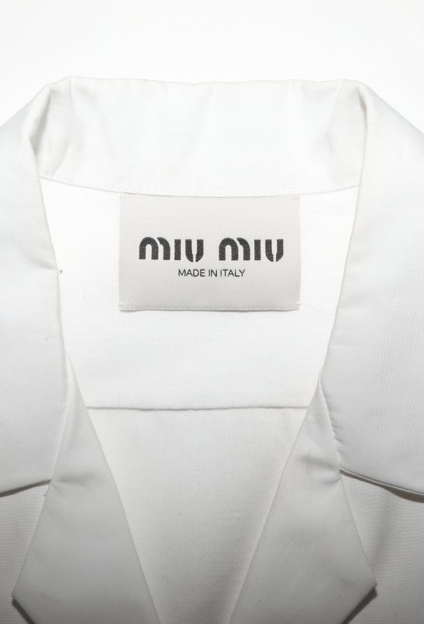 Miu Miu F/W 2024 Cotton Shirt Dress - 5