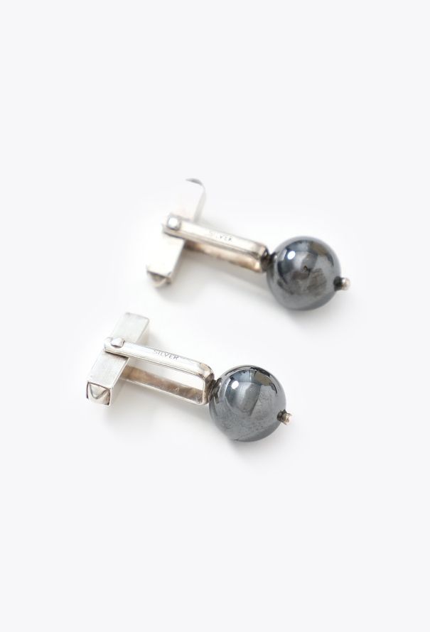 Gunmetal Silver Cufflinks - 2