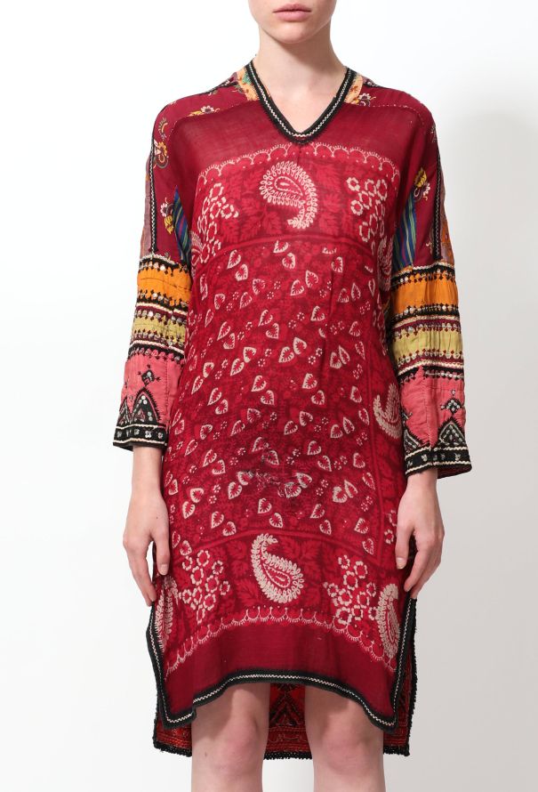 World Treasures Vintage Hand Embellished Indian Dress - 4