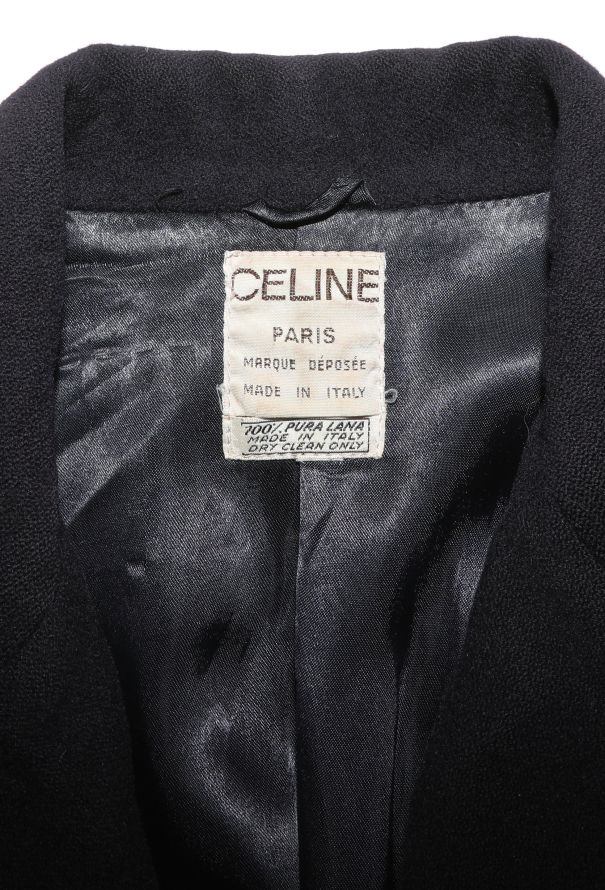 Céline Vintage Vicuña Wool Coat - 6