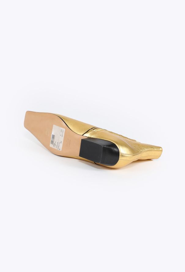 Khaite F/W 2023 Metallic Marfa Ankle Boots - 6