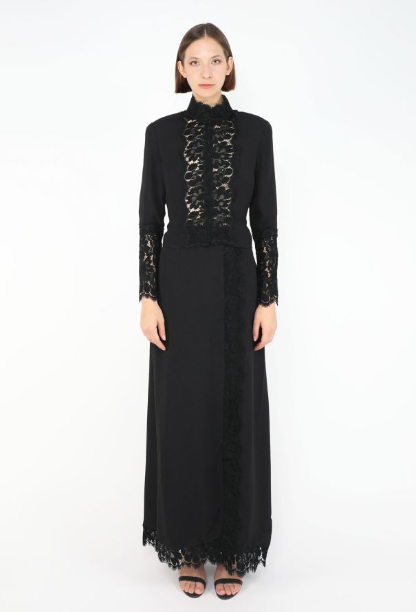 Chloé Lace Trim Evening Ensemble, F/W 1996 - 1