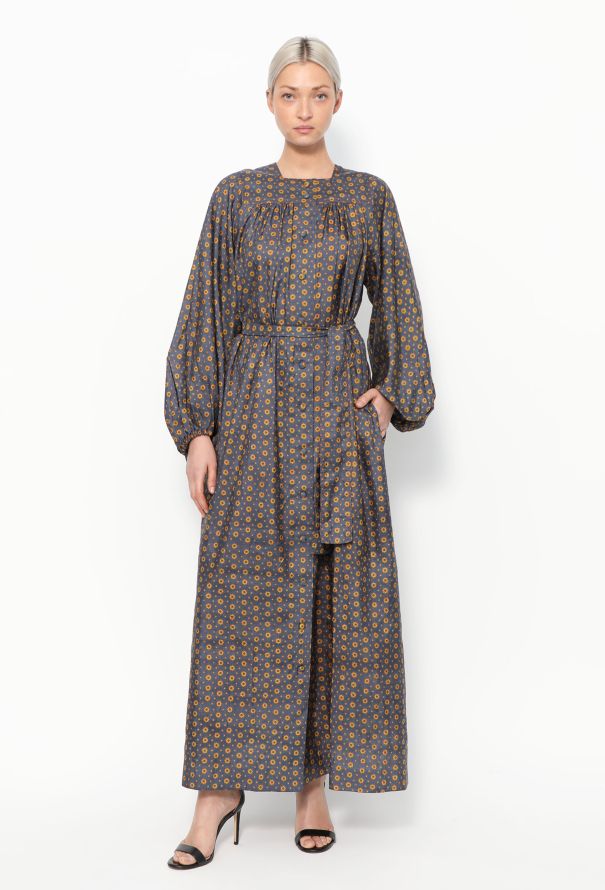 Exquisite Vintage Jean Muir '70s Floral Silk Dress - 3
