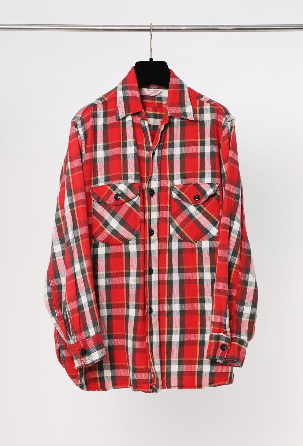 Men's Vintage 1960s Sanforized Flannel Shirt - 4