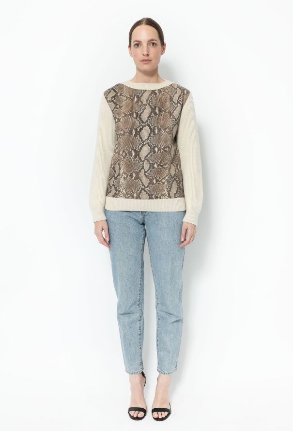 Hermès Python Alpaca Sweater - 3