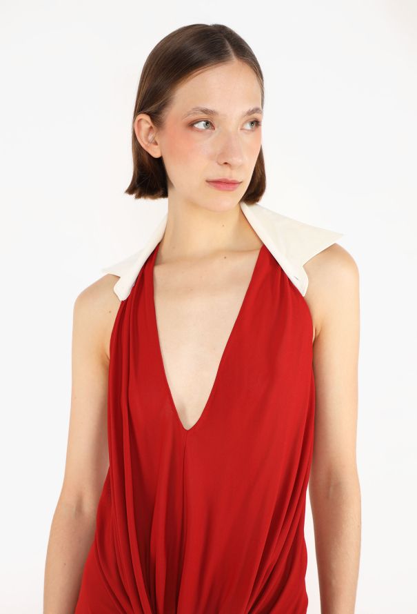 Jean Paul Gaultier Cowl-Neck Open Back Dress, Early 2000s - 4
