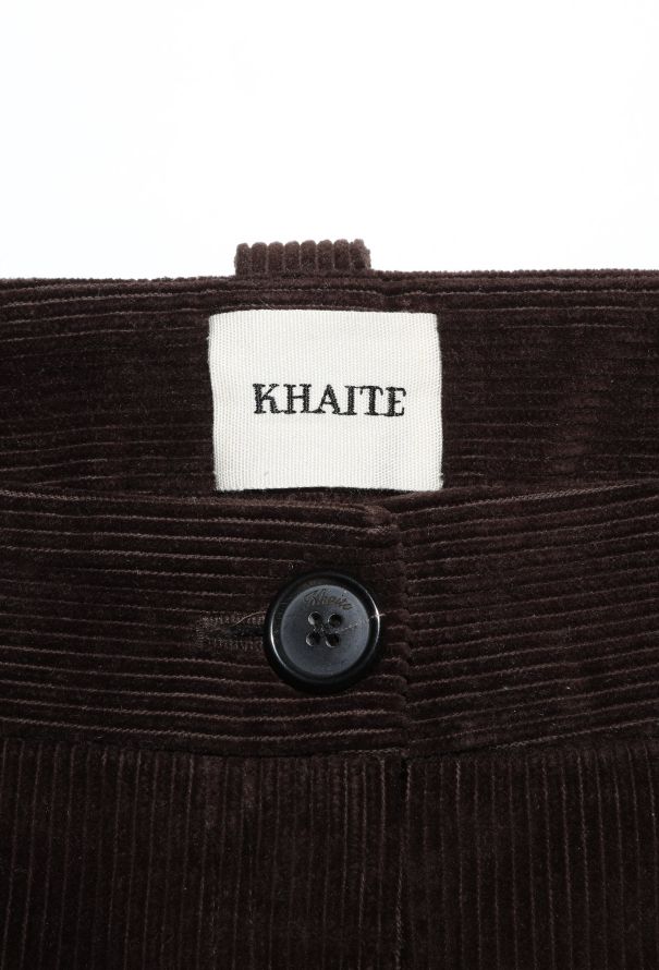Khaite F/W 2022 Neer Corduroy Slit Skirt - 6