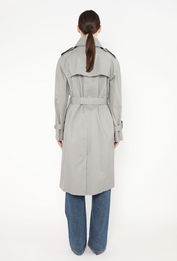 Balenciaga Belted Mackintosh Trench Coat - 6