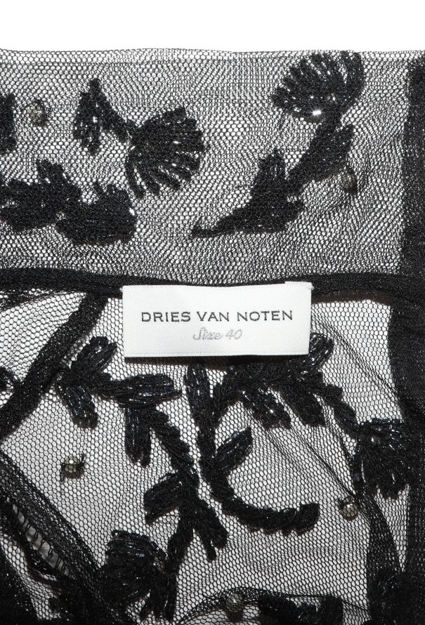 Dries Van Noten Embellished Silk Top, F/W 2023 - 6