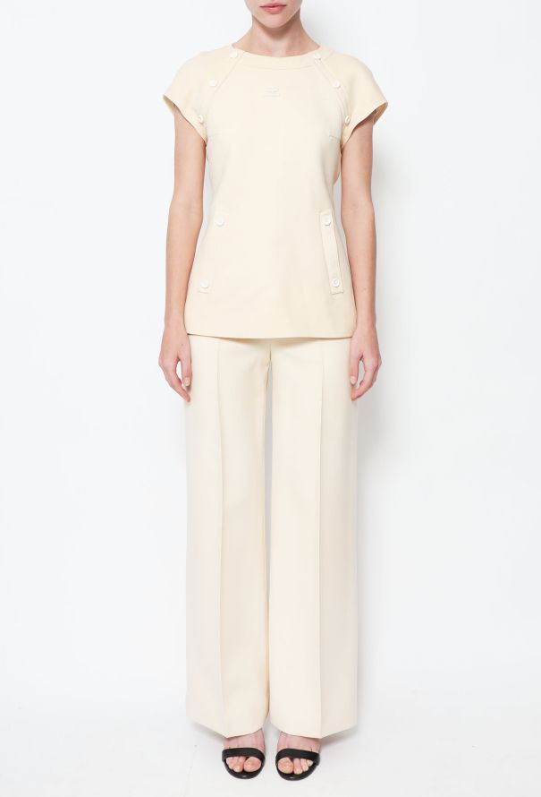 Courrèges 70s Mod Pants Ensemble - 3